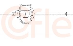 Cablu frana de parcare COFLE 10.5416 – FORD | AutoRival