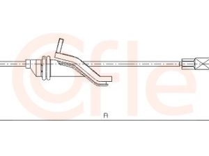 Cablu frana de parcare COFLE 10.5451 – FORD | AutoRival