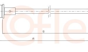 Cablu ambreiaj COFLE 11.2326 – FORD | AutoRival
