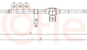 Cablu frana de parcare COFLE 11.5342 – FORD | AutoRival