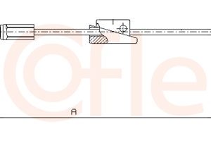 Cablu frana de parcare COFLE 11.5449 – FORD | AutoRival