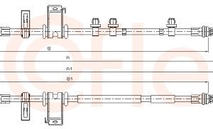 Cablu frana de parcare COFLE 11.5467 – FORD | AutoRival