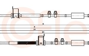 Cablu frana de parcare COFLE 11.5470 – FORD | AutoRival