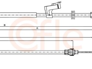 Cablu frana de parcare COFLE 11.5494 – FORD | AutoRival