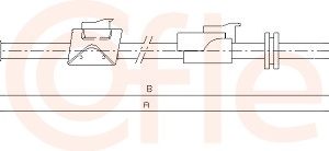 Cablu frana de parcare COFLE 11.5497 – FORD | AutoRival