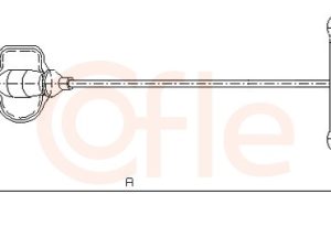 Cablu frana de parcare COFLE 11.5501 – FORD | AutoRival
