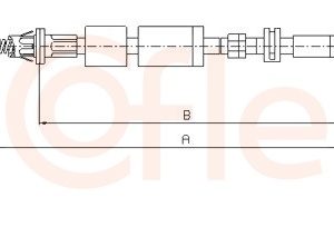 Cablu frana de parcare COFLE 11.5502 – FORD | AutoRival
