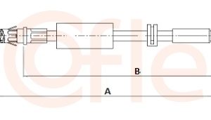 Cablu frana de parcare COFLE 11.5503 – FORD | AutoRival
