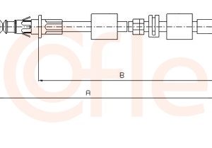 Cablu frana de parcare COFLE 11.5508 – FORD | AutoRival