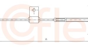 Cablu frana de parcare COFLE 11.5566 – FORD | AutoRival