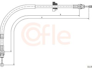 Cablu frana de parcare COFLE 11.5571 – FORD | AutoRival