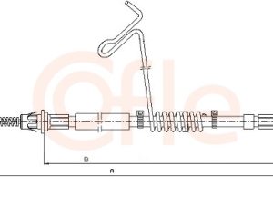 Cablu frana de parcare COFLE 11.5572 – FORD | AutoRival