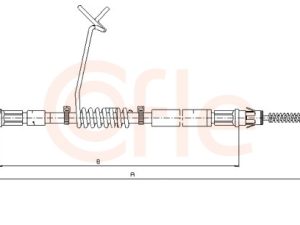 Cablu frana de parcare COFLE 11.5575 – FORD | AutoRival