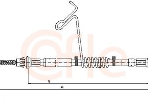 Cablu frana de parcare COFLE 11.5578 – FORD | AutoRival