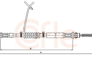 Cablu frana de parcare COFLE 11.5579 – FORD | AutoRival
