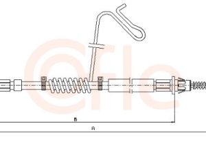 Cablu frana de parcare COFLE 11.5581 – FORD | AutoRival