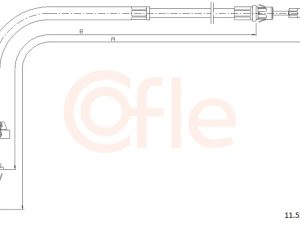 Cablu frana de parcare COFLE 11.5585 – FORD | AutoRival
