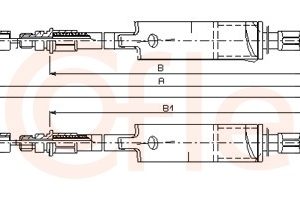 Cablu frana de parcare COFLE 11.5662 – FORD | AutoRival