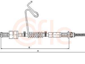 Cablu frana de parcare COFLE 11.5669 – FORD | AutoRival