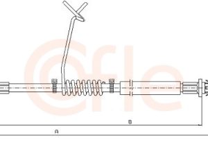 Cablu frana de parcare COFLE 11.5675 – FORD | AutoRival