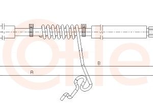 Cablu frana de parcare COFLE 11.5679 – FORD | AutoRival