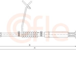Cablu frana de parcare COFLE 11.5680 – FORD | AutoRival