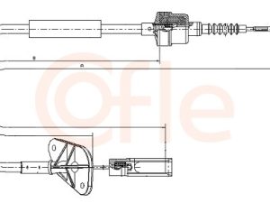 Cablu ambreiaj COFLE 12.7201 – FORD | AutoRival