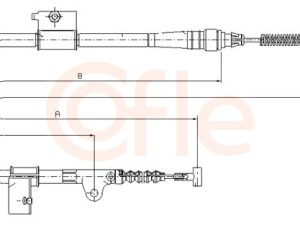 Cablu frana de parcare COFLE 17.0333 – FORD | AutoRival