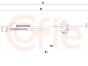 Cablu transmisie manuala COFLE 2CB.FD022 – FORD | AutoRival