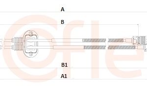 Cablu transmisie manuala COFLE 2CB.FD024 – FORD | AutoRival