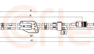 Cablu transmisie manuala COFLE 2CB.FO003 – FORD | AutoRival