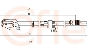 Cablu transmisie manuala COFLE 2CB.FO004 – FORD | AutoRival