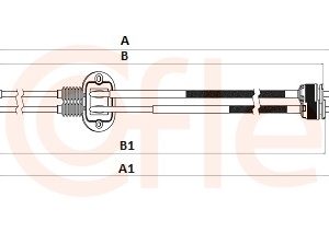 Cablu transmisie manuala COFLE 2CB.FO006 – FORD | AutoRival