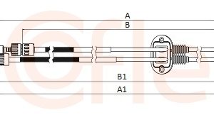 Cablu transmisie manuala COFLE 2CB.FO015 – FORD | AutoRival