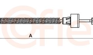 Cablu frana de parcare COFLE 92.1.FD014 – FORD | AutoRival