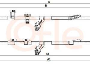 Cablu frana de parcare COFLE 92.1.FD026 – FORD | AutoRival