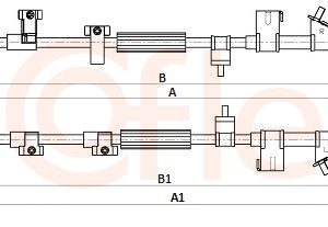 Cablu frana de parcare COFLE 92.1.FD029 – FORD | AutoRival