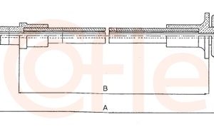 Cablu ambreiaj COFLE 92.10.2411 – FORD | AutoRival