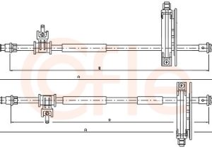 Cablu frana de parcare COFLE 92.10.5359 – FORD | AutoRival