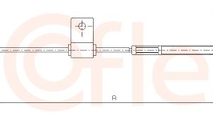 Cablu frana de parcare COFLE 92.11.5565 – FORD | AutoRival