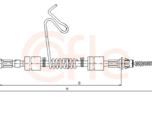 Cablu frana de parcare COFLE 92.11.5577 – FORD | AutoRival