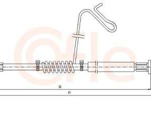 Cablu frana de parcare COFLE 92.11.5676 – FORD | AutoRival