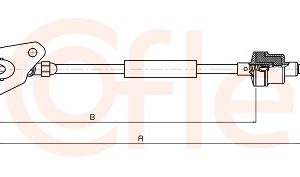 Cablu ambreiaj COFLE 92.12.7206 – FORD | AutoRival