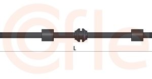 Furtun frana COFLE 92.BH.VK034 – FORD | AutoRival