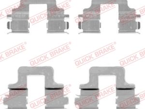 Set accesorii placute frana QUICK BRAKE 109-1731