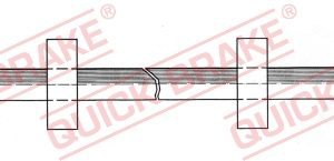 Furtun frana QUICK BRAKE 22.403