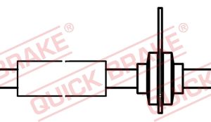 Furtun frana QUICK BRAKE 32.710