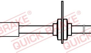 Furtun frana QUICK BRAKE 32.712