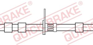 Furtun frana QUICK BRAKE 58.896