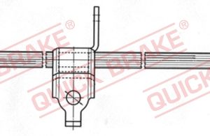 Furtun frana QUICK BRAKE 59.976X